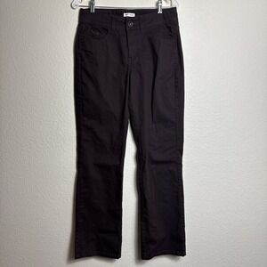 Lee Women's Jeans Brown Size 6 Lower On The‎ Waist Straight Leg